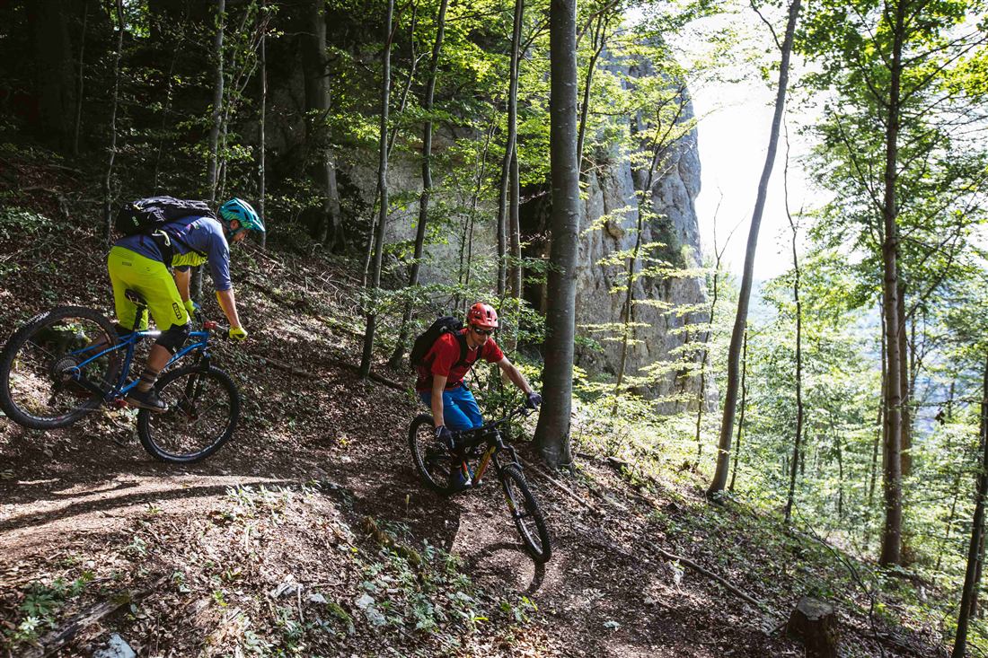 Downhill am Schlossfelsen, Bikezone Albstadt